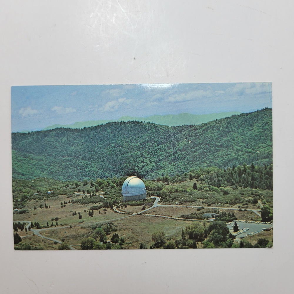 Vintage Palomar Observatory Postcard Aerial View San‎ Diego California 1975